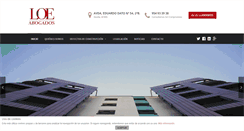 Desktop Screenshot of loeabogados.es